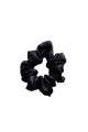 Scrunchie jedwabna w kolorze czarnym Notte