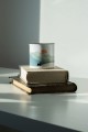 Ceramiczny kubek retro z motywem gór Rysy