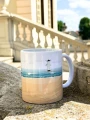 Ceramiczny kubek z motywem morza Bałtyk pojemność 330 ml