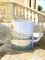 Ceramiczny kubek z motywem gór Rysy pojemność 330 ml