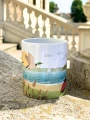 Ceramiczny kubek z motywem jezior Mazury pojemność 330 ml