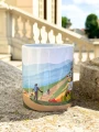 Ceramiczny kubek z motywem gór Bieszczady pojemność 330 ml