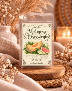 Sojowy wosk zapachowy Melonowe Orzeźwienie melon grapefruit